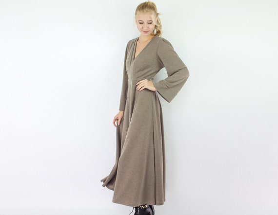 Maxikleid für Frauen Plus Size Kleid Lange Ärmel Kleid - Etsy Österreich
