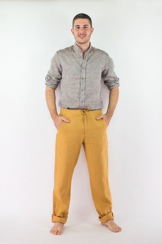 COTTONLINEN TROUSERS  Ice  ZARA India