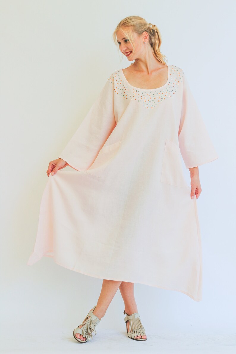 linen dress size 24