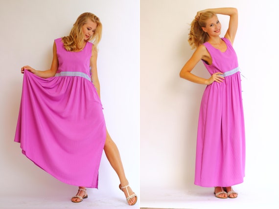 Size Dress Purple Dress Sleeveless 