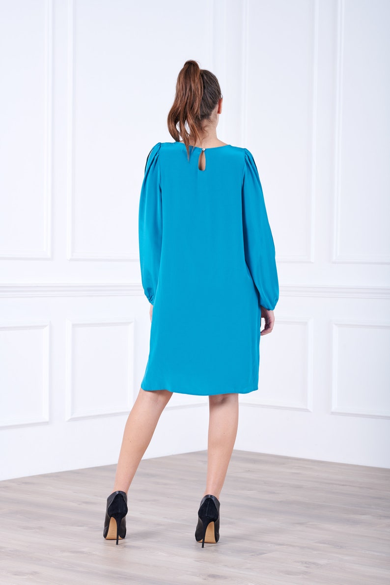 wedding dresses with long sleeves A Line Lace Button – MyChicDress US SIZE:US8 Cilantro Lime Dressing - variantColour_Blue Leaf