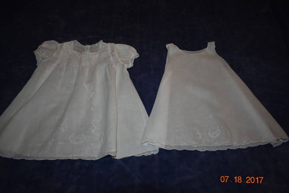 Vintage Baby Girls Dress/slip - image 1
