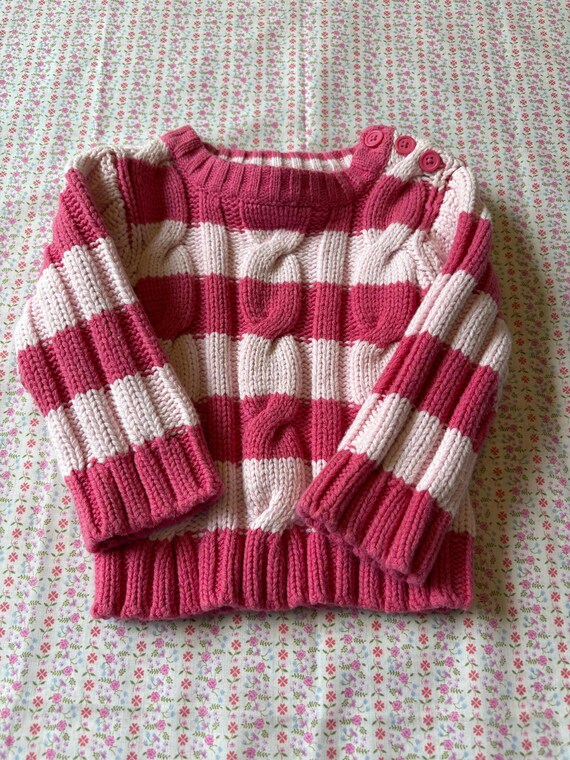 vintage baby girl sweater