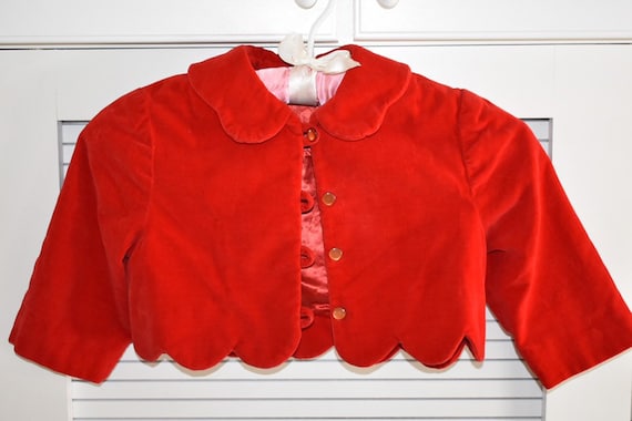 Toddler velvet jacket - image 1