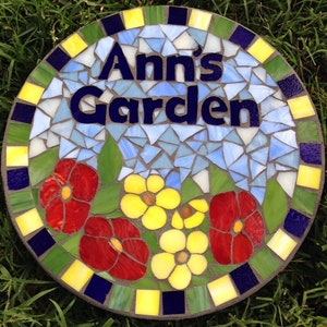 Garden Mosaic Stepping Stones