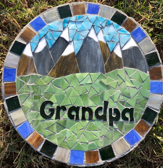 Mosaic Stepping Stone | Etsy