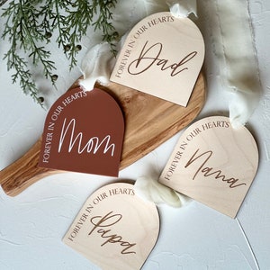 Forever in our hearts ornament memorial ornament custom loved one ornament