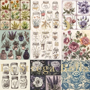 Collection of Witch Herbs & Botanicals  - Digital Download