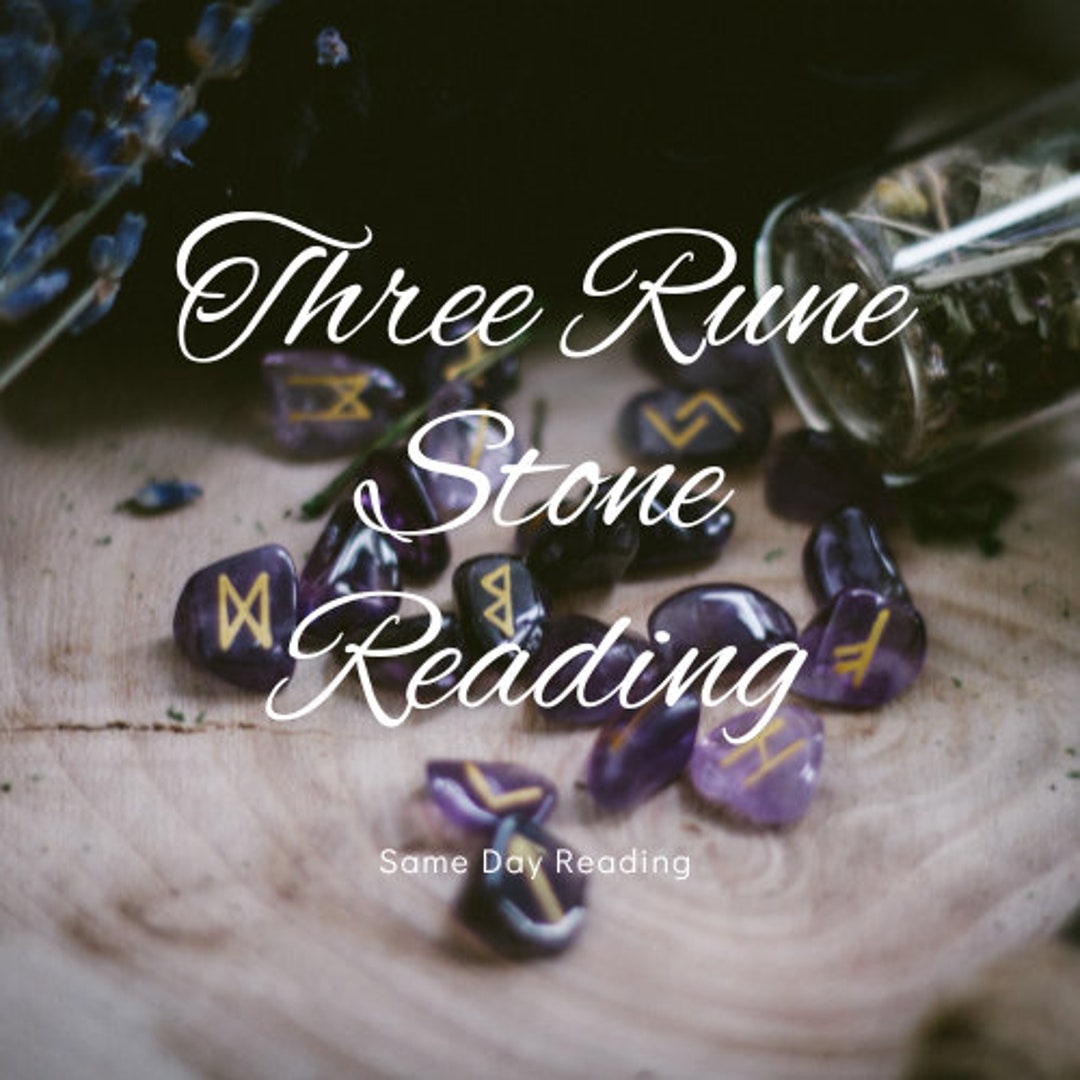 RUNE STONE Reading/rune Reading Any Question Indepth Rune Reading