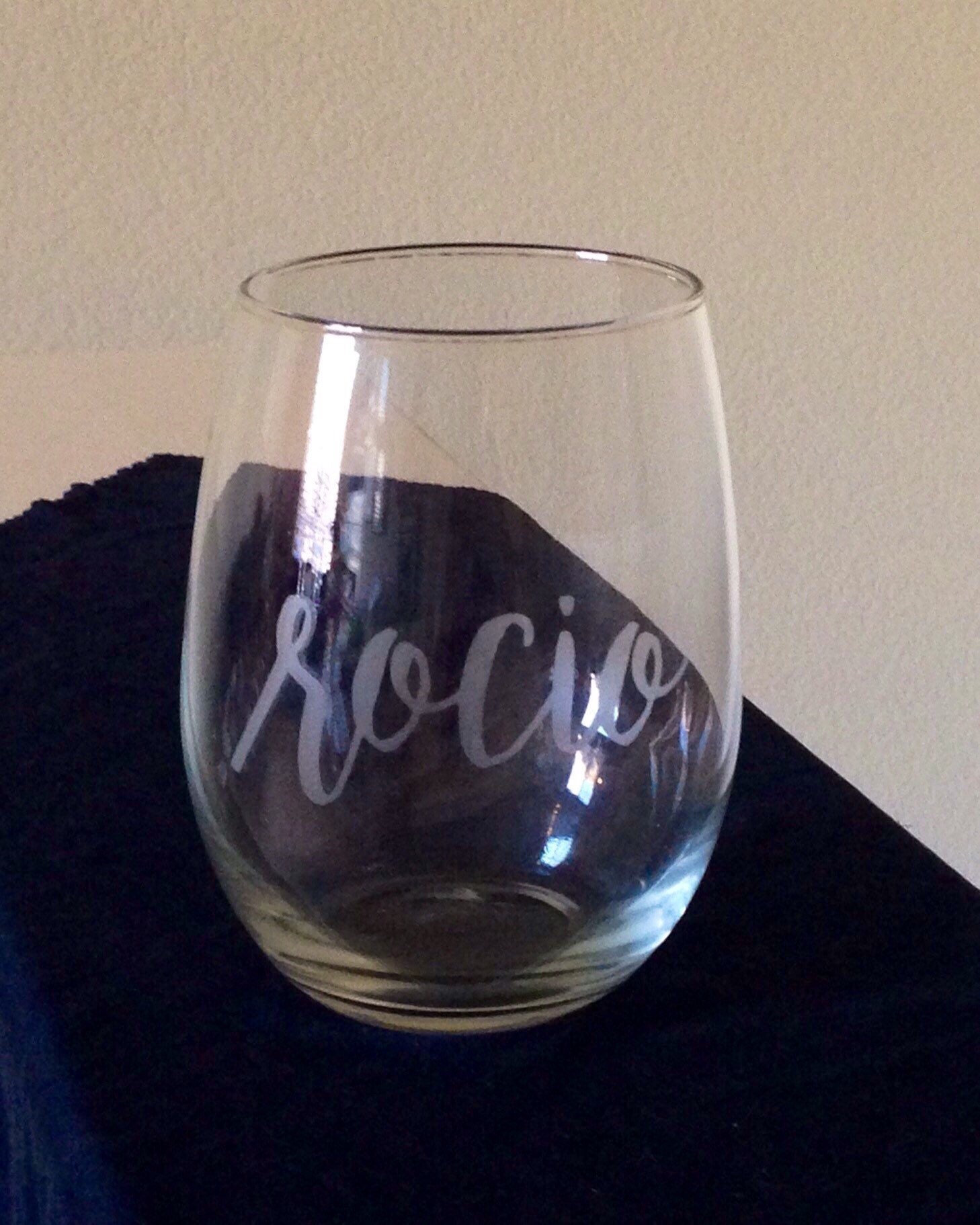 Mom's Etched Wine GlassPersonalized Etched Wine Glass Etsy