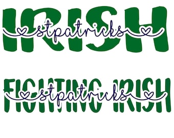 st patricks fighting irish svg dxf cortar archivo