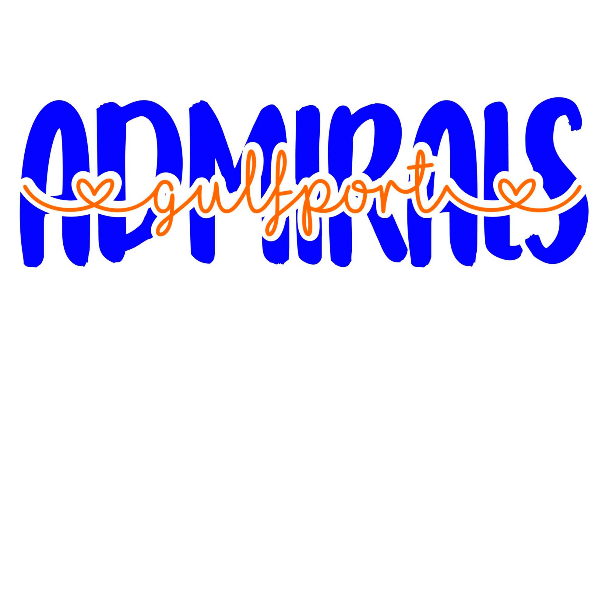 Gulfport School Admirals Dxf Svg Cut File - Etsy
