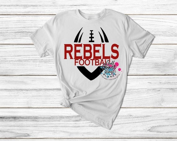 Rebels Football Cut, Print, Sublimation PNG Digital Design