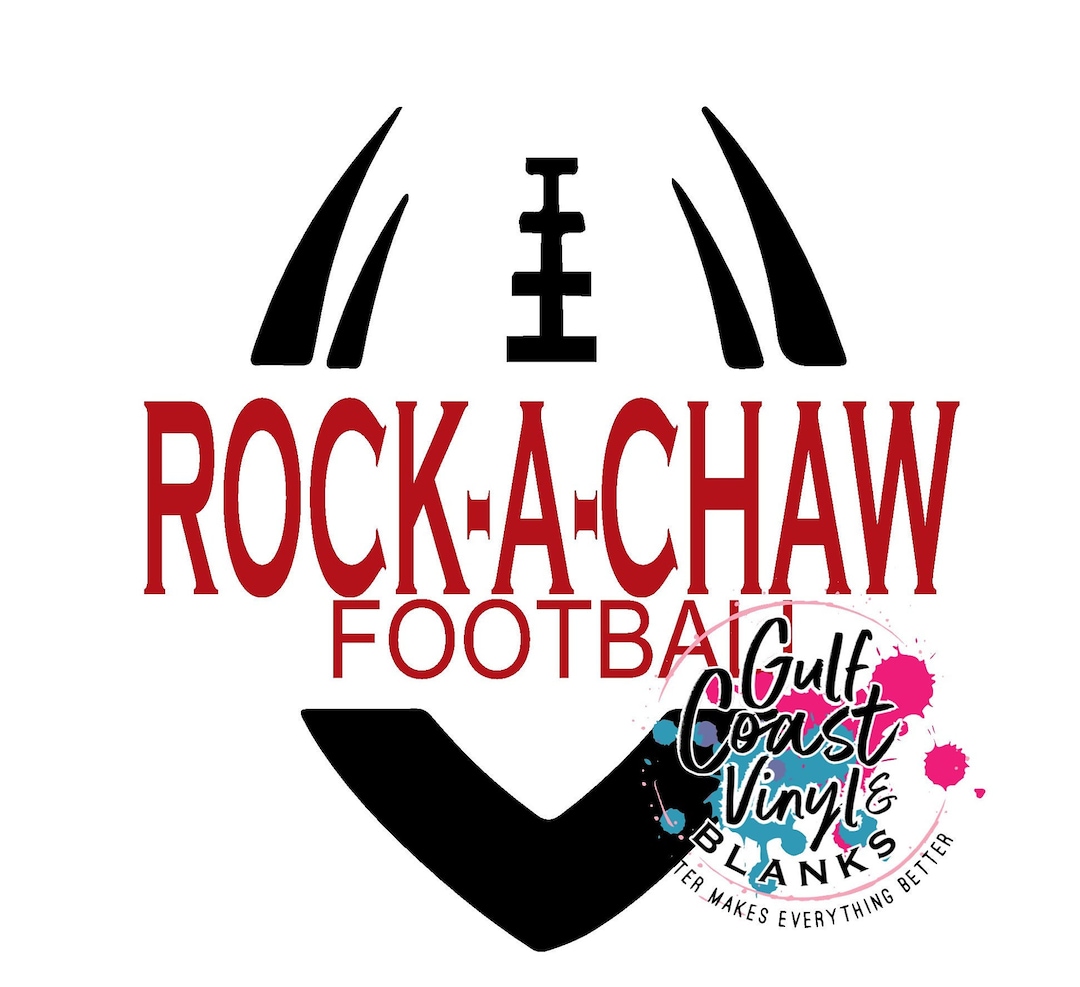 Rock a Chaw Football Cut, Print, Sublimation PNG Digital Design