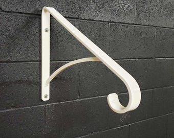 Steel Grab Rail for Stairs: Indoor/Outdoor Handrail - Customizable Finish