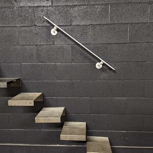 2 Foot Modern Metal Wall Rail for Stairs, Steel Railing Railing for ...
