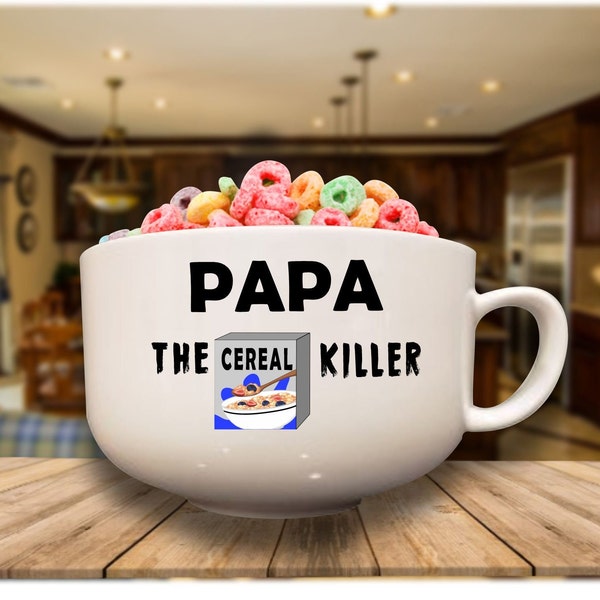 Large Cereal Bowl With Handle Etsy