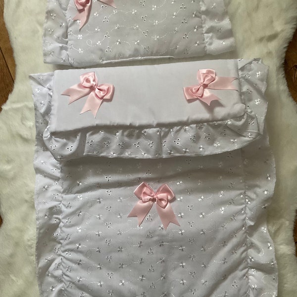 Dolls Quilt and Pillow Set