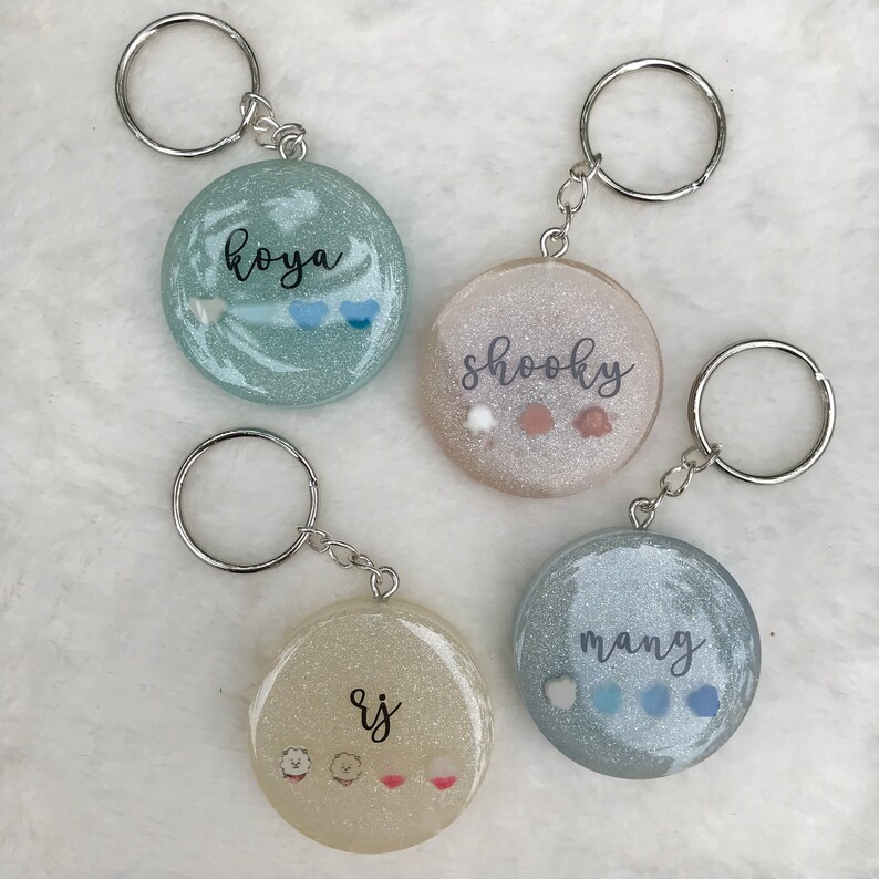 BT21 Resin Keychain