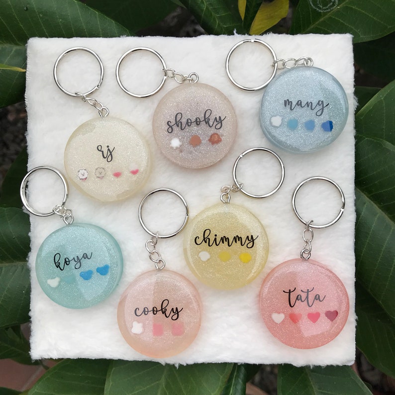BT21 Resin Keychain