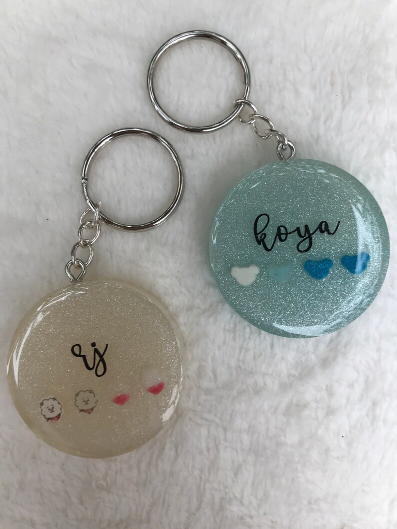 BT21 Resin Keychain