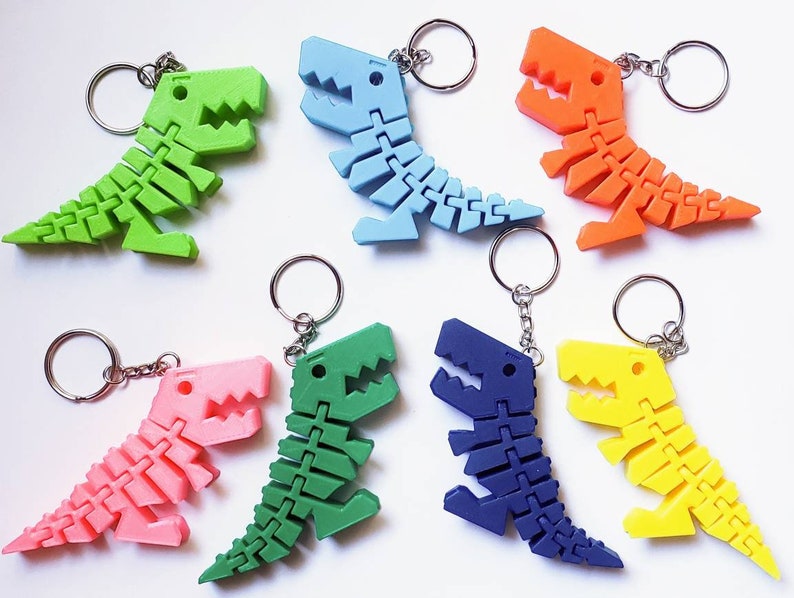 3d dinosaur world keychain