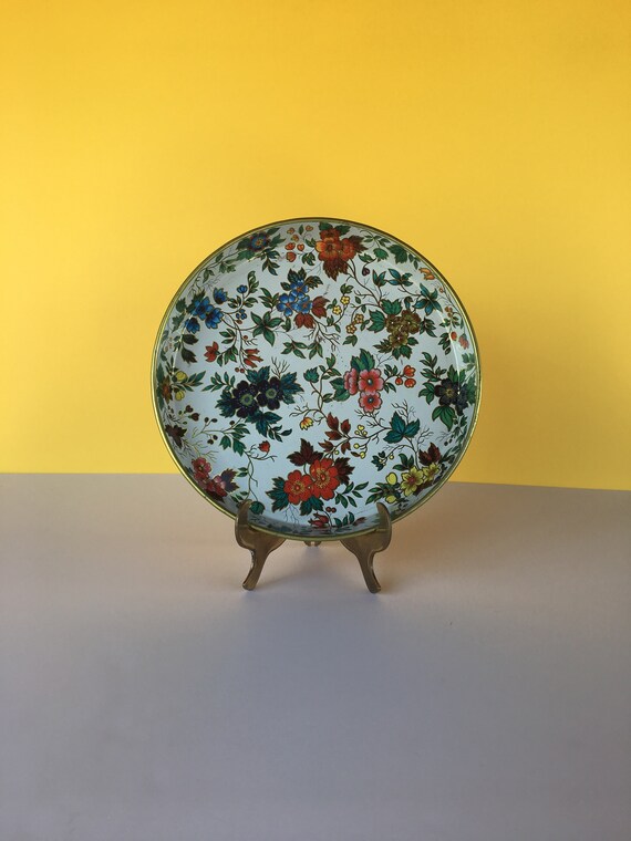 Vintage Floral Tray Daher Decorated Ware Tin Tray Serving Etsy