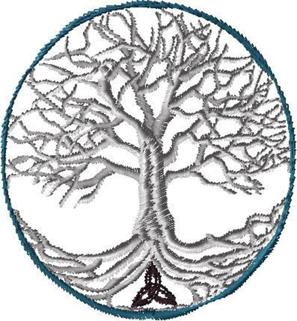 Tree of Life Embroidery Design Tree Embroidery Design New Etsy