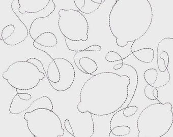 Diseño de bordado de limones, verano, de temporada, fruta, caprichoso, bordado, bordado a máquina, diseño de bordado a máquina, acolchado, puntadas de relleno