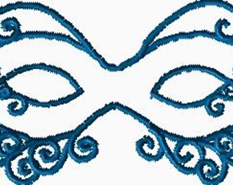 Diseñador de bordado de máscaras de Mardi Gras, bordado, bordado a máquina, diseño de bordado a máquina, máscara, Mardi Gras, festividad, celebración, diversión