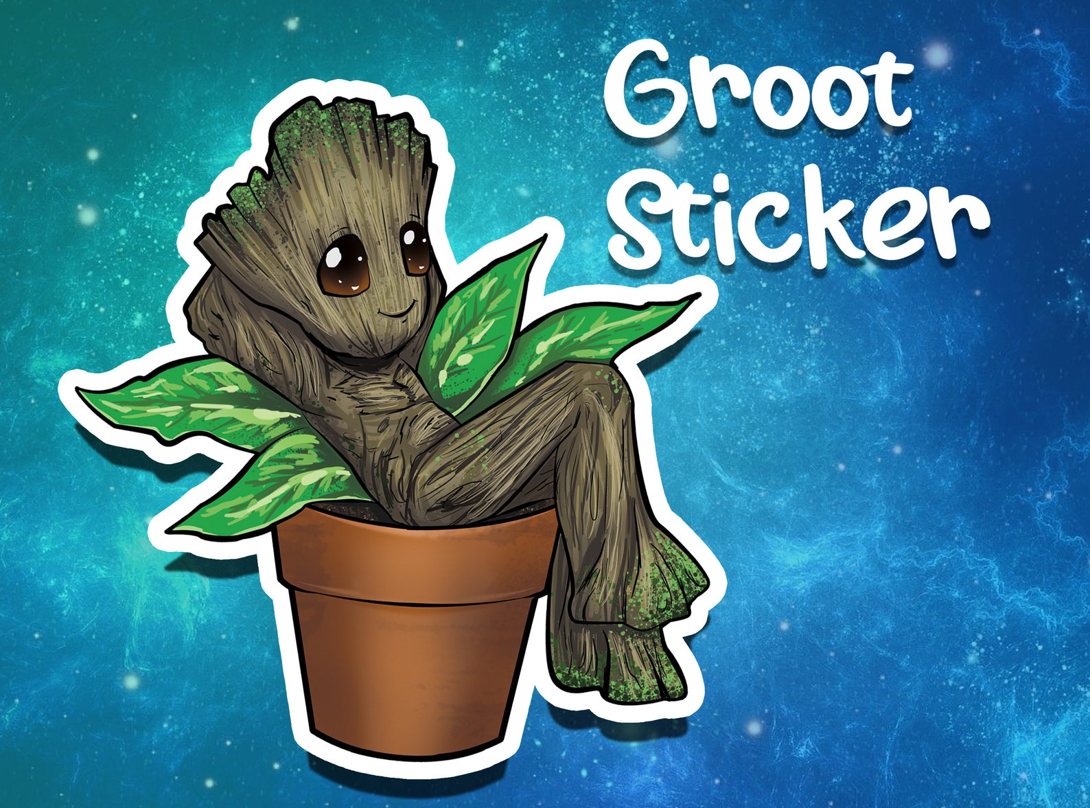 Groot Sticker Etsy