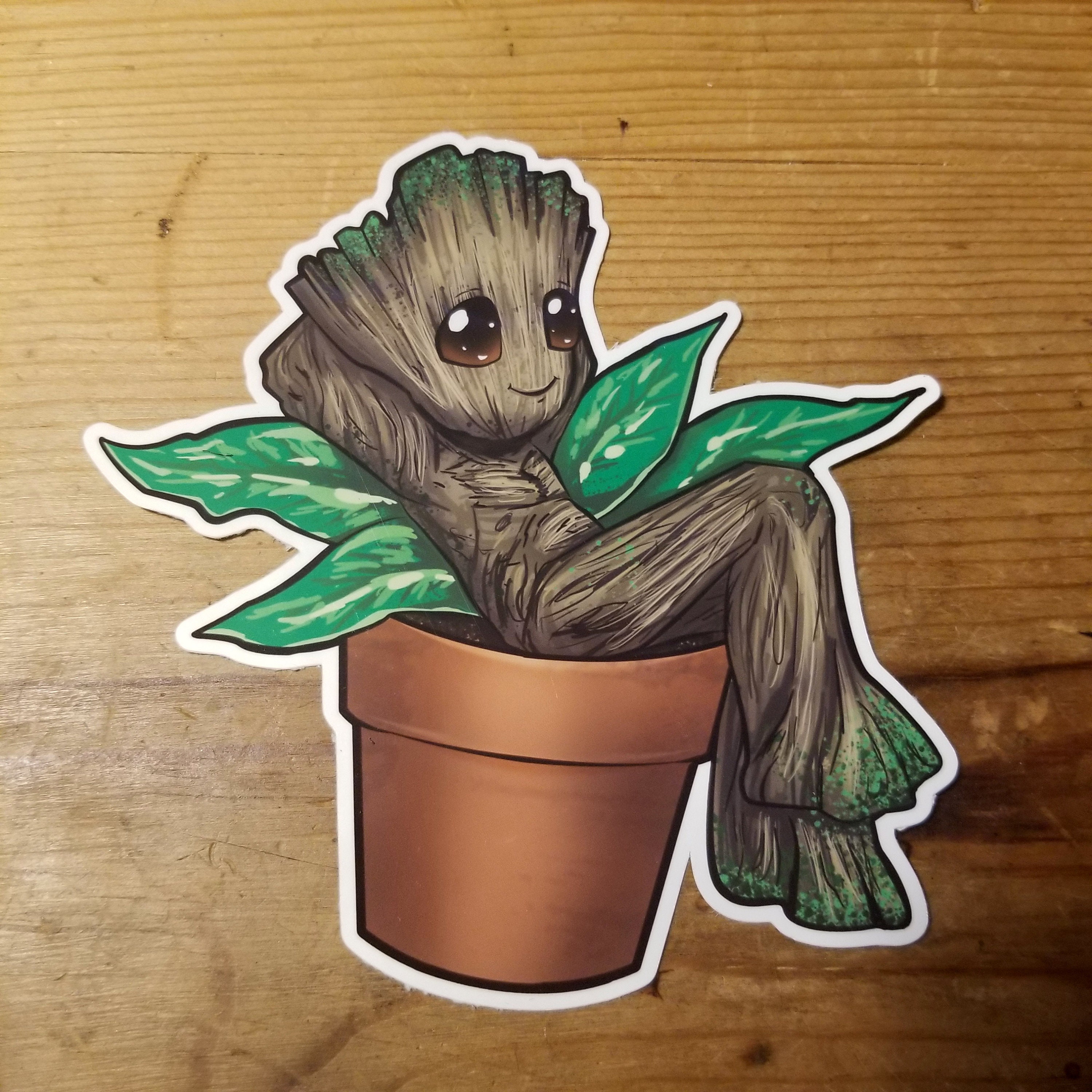 Groot Sticker Etsy