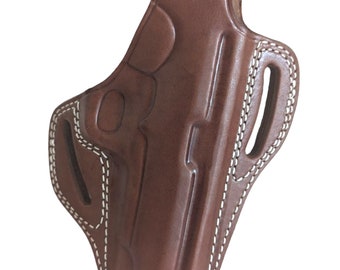 1911 Leather OWB Holster: Right Hand, 4.25" Barrel