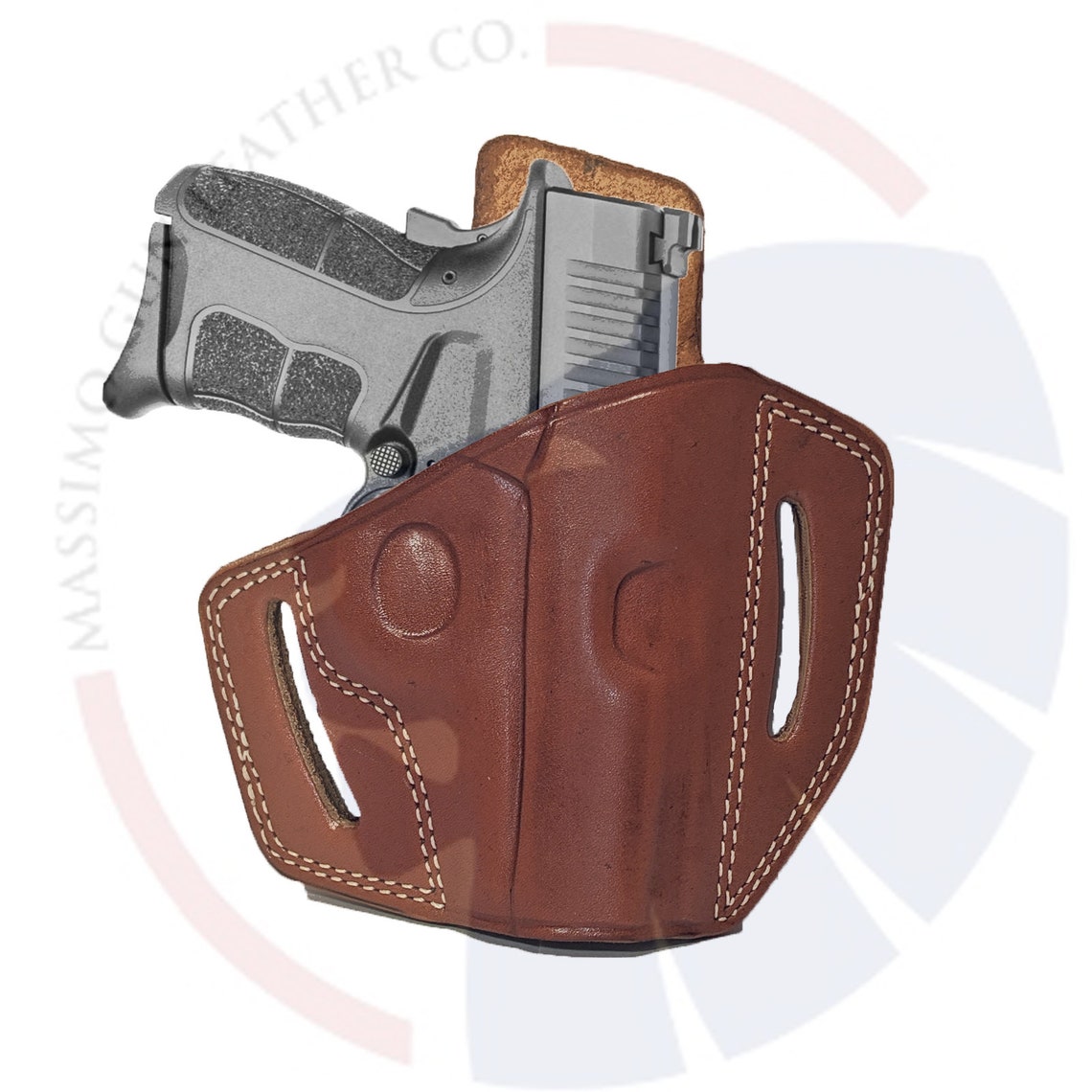 Springfield XDs OWB Pancake Leather Belt Holster Concealed Etsy