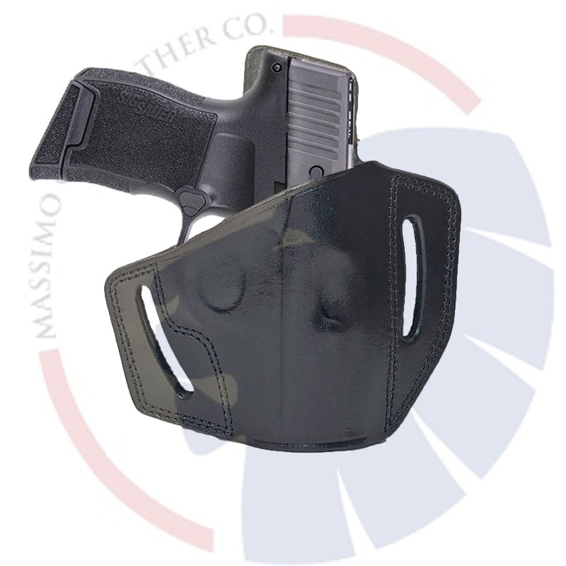 Sig Sauer P365 OWB Pancake Leather Belt Holster Concealed Etsy