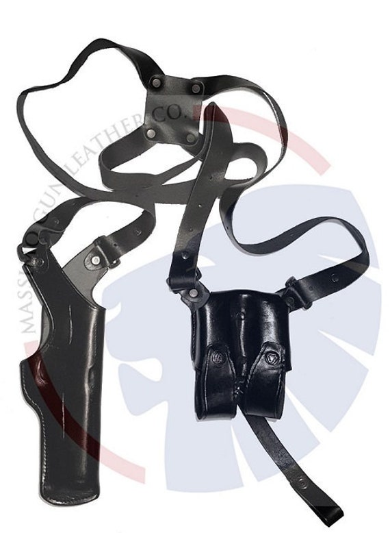 Cuir Épaule Étui vertical utilisé pour GLOCK 43