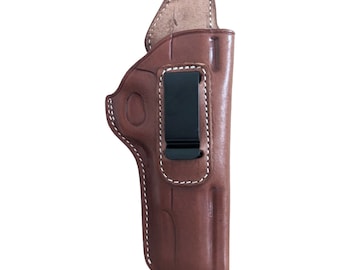 Leather IWB Holster - 1911 IWB CCW Holster, Compatible with Most 1911 Style Handguns – Kimber – Colt – S&W – Sig Sauer – Remington – Ruger