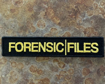 Forensic Files (Aufnäher 10 cm)