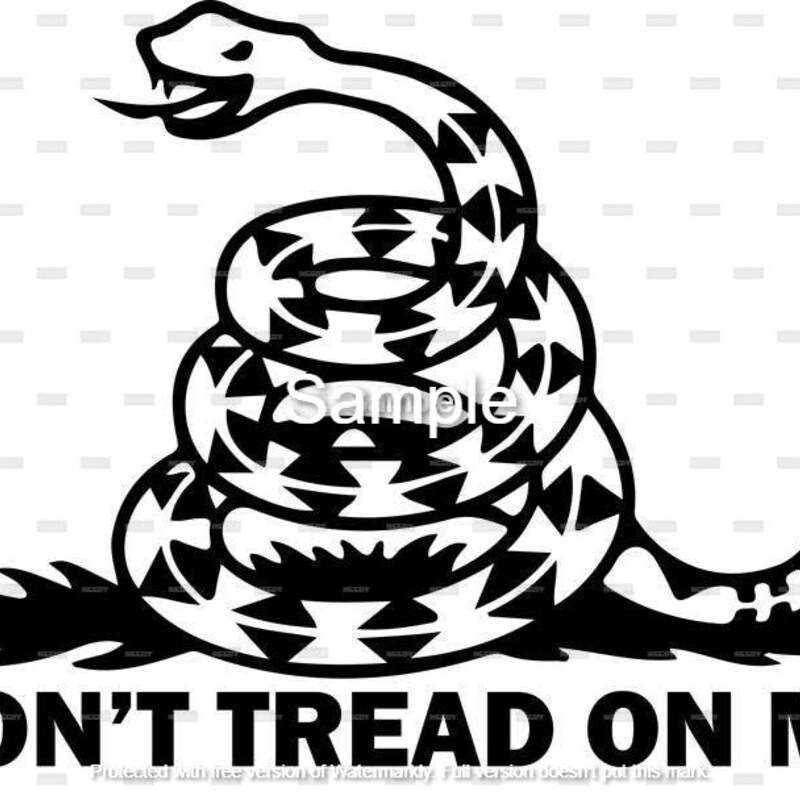 Dont Tread on Me Svg - Etsy