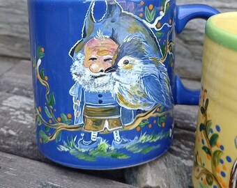 MUG céramique PEINT - petit Bonhomme...