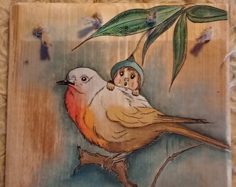 Petite LUCIOLE et l'oiseau