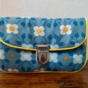Mini Pochette Colorée - Fourre-Tout Pratique avec Fermoir Cartable