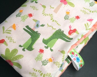 blanket / baby alligator blanket