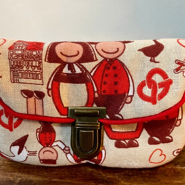 Mini pochette motifs Alsace