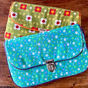 Pochette fermoir cartable