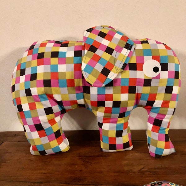 éléphant multicolore - Elmer