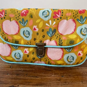 Pochette Colorée - Fourre-Tout Pratique avec Fermoir Cartable