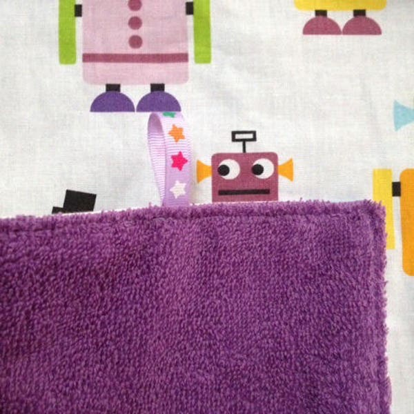 Table towel / kindergarten snack - Robots