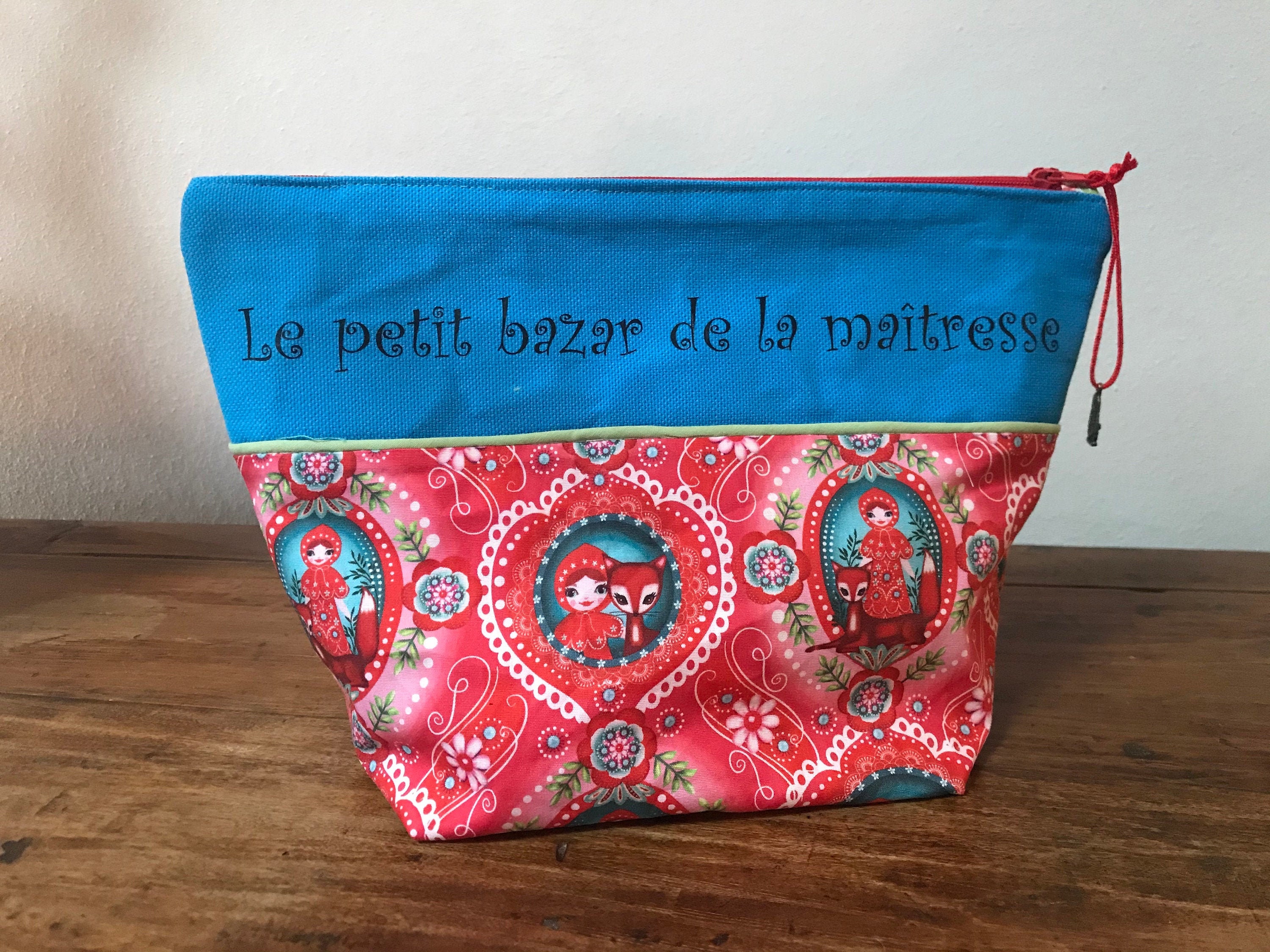Trousse/Pochette Personnalisée Le Petit Bazar de La Maîtresse 