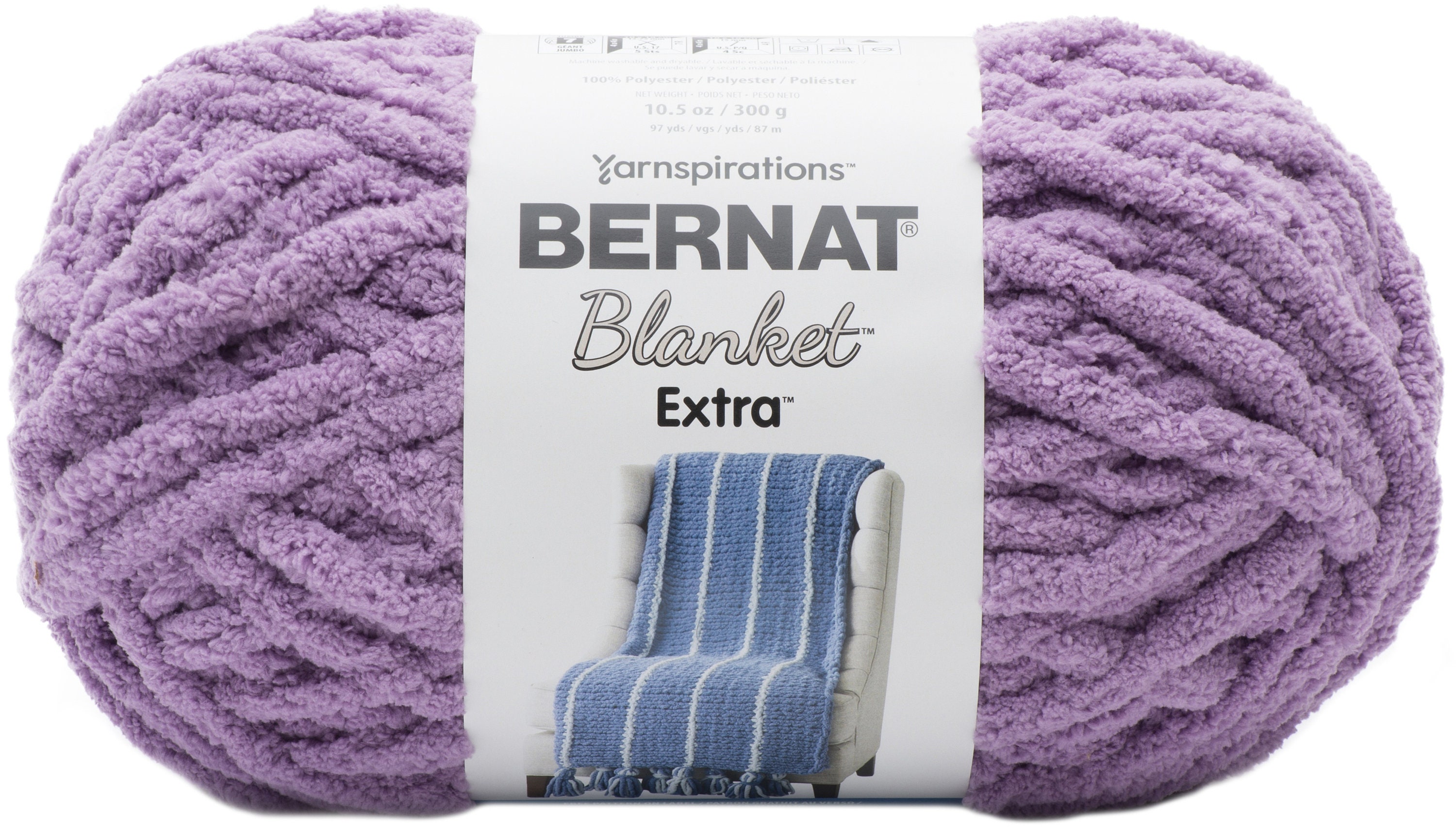 Bernat Baby Blanket Big Ball Yarn - Little Teal Dove